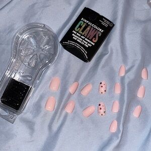 stones gem rhinestone rainbow BIG FINGER AS SHOWN costume Halloween